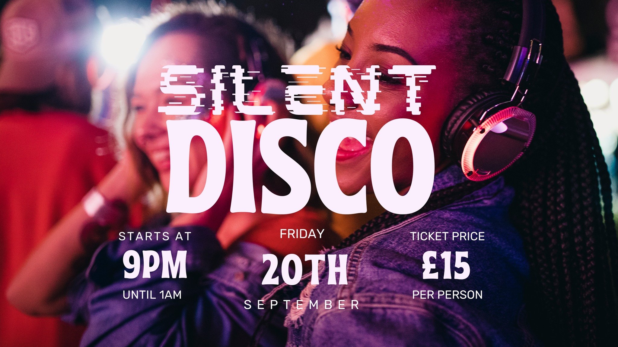80’s, 90’s and 00’s silent disco party